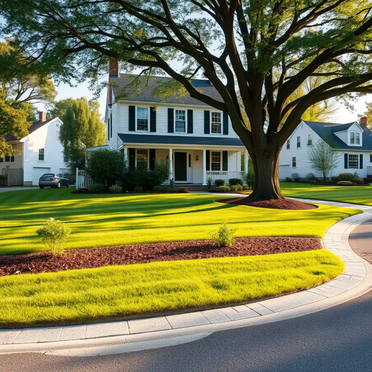 Landscaped home in Whitman, MA