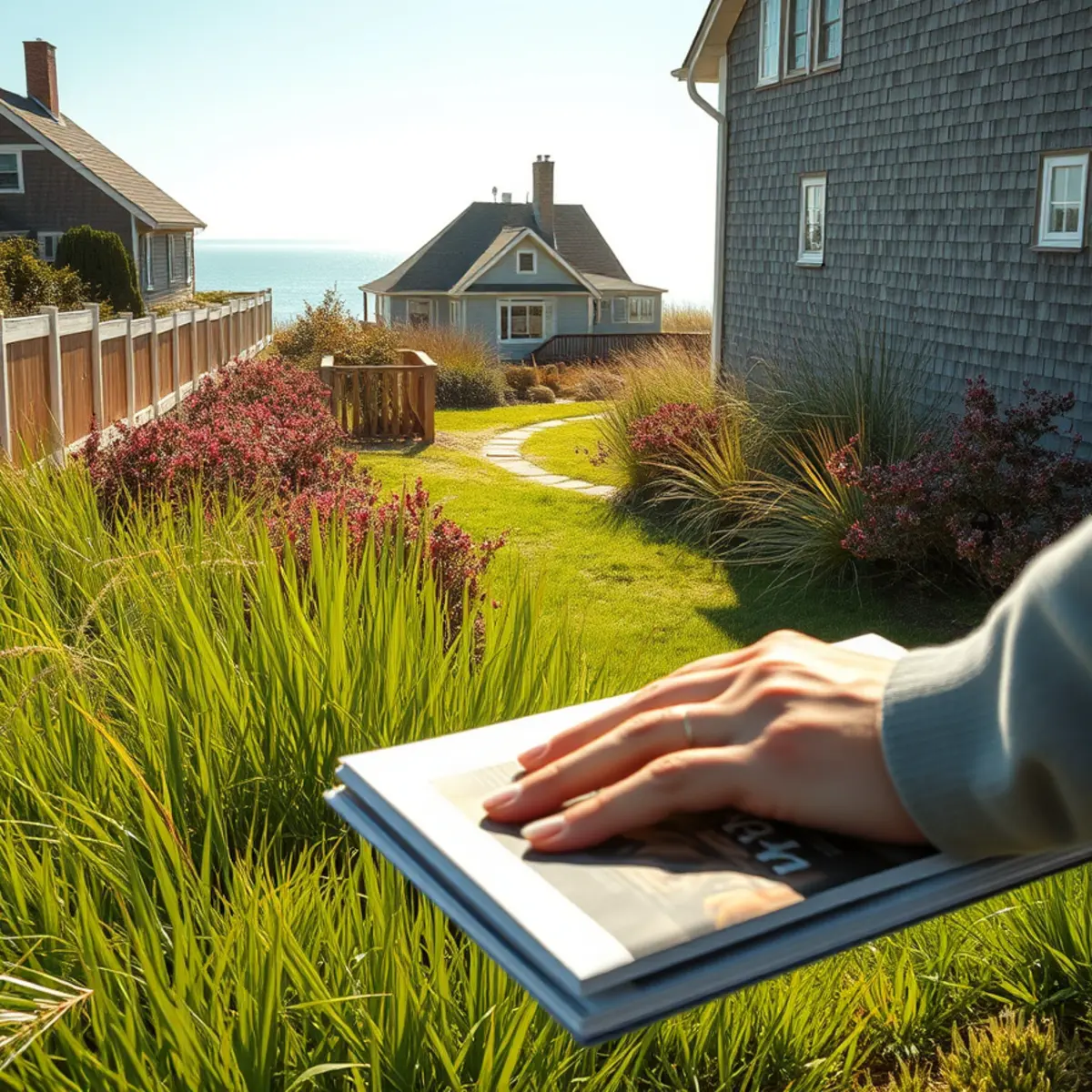Coastal landscaping on the South Shore of Massachusetts